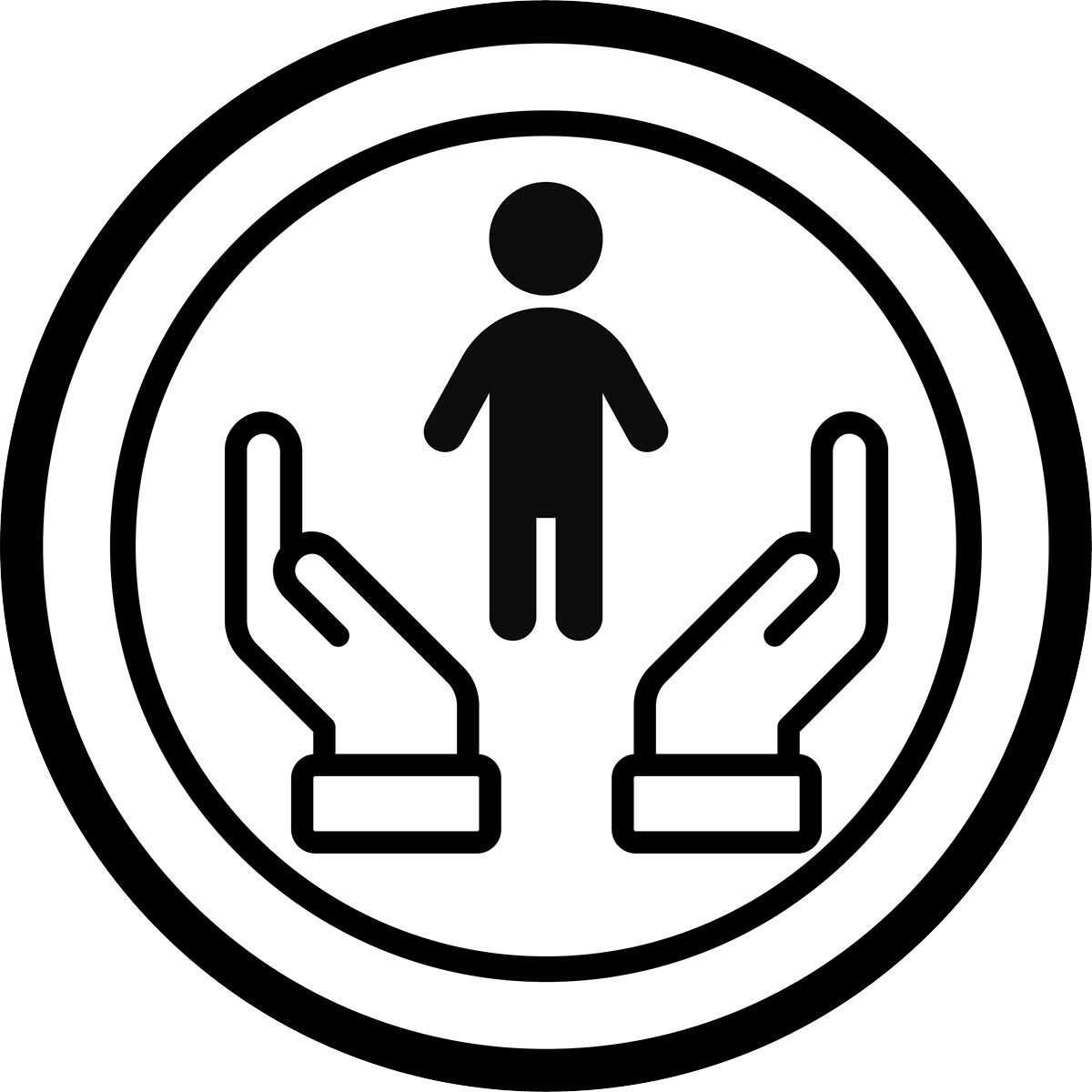 Child protection icon